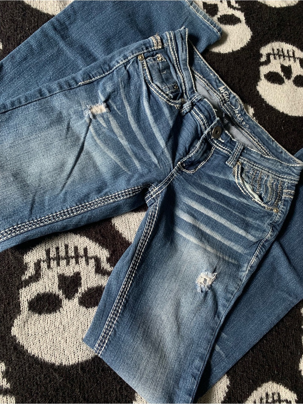 Low Rise Bootcut Jeans - Picture 3 of 6